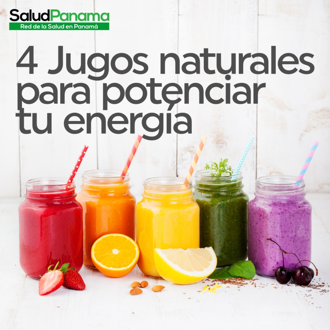 4 jugos naturales para potenciar tu energía